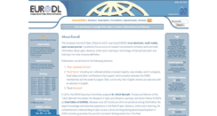 Desktop Screenshot of eurodl.org